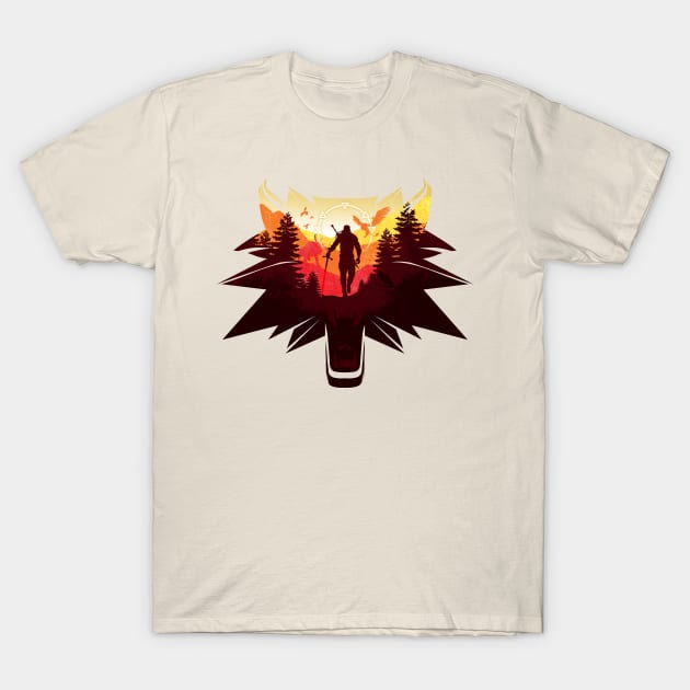 The Witcher - Let the Hunt Begin T-Shirt by HyperTwenty